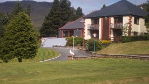Bedroom Block on the right and the Restaurant on Left Sailors Bar below Restaurant